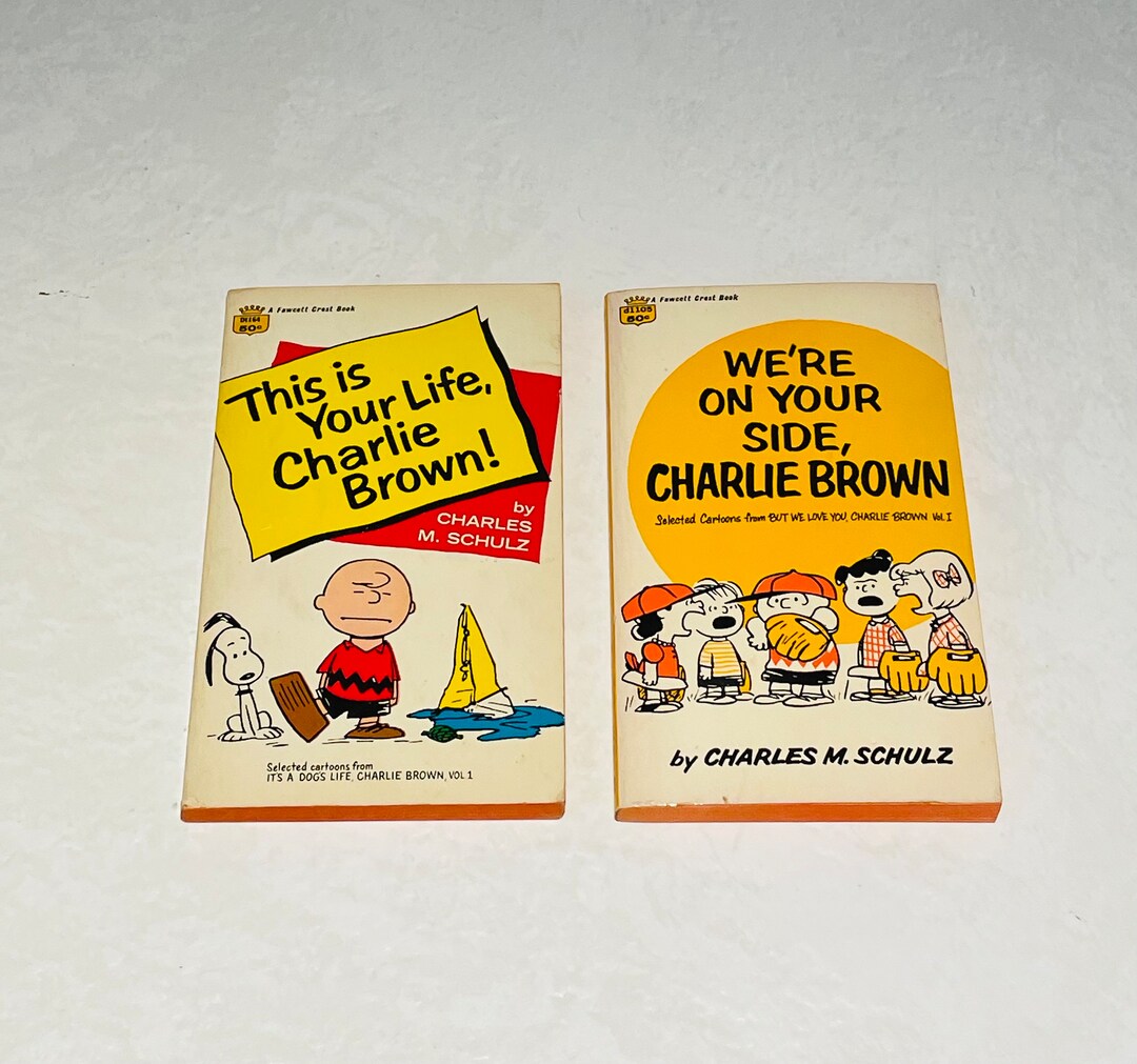 Peanuts Charlie Brown Books 1960s Setthis is Your Life Etsy