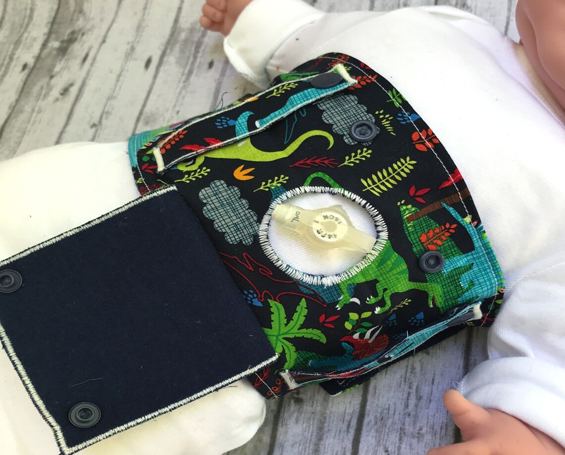 Dinosaur G Tube Belt for Toddler G Tube Belt for Baby Boy Etsy