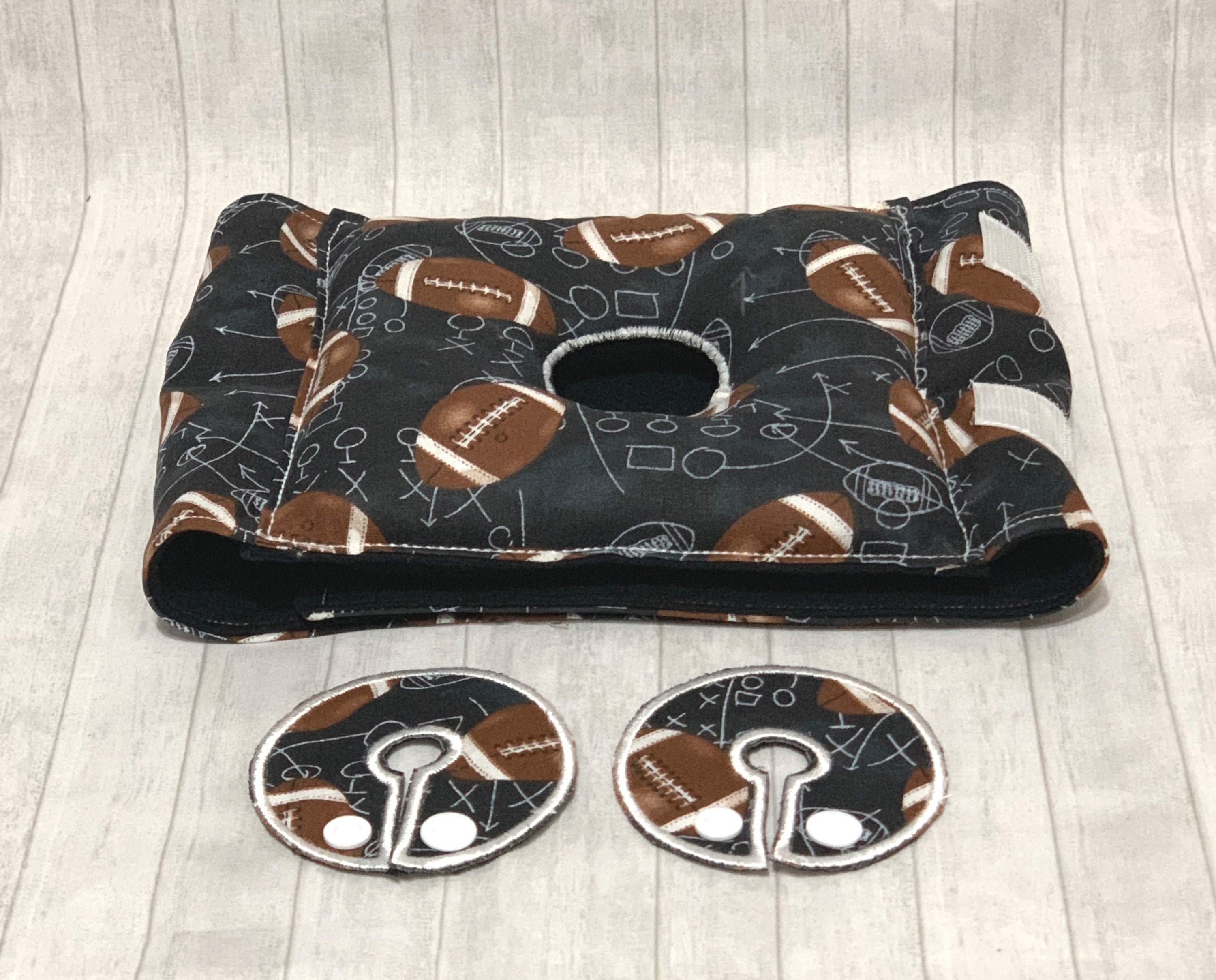 G Tube Tummy Time Pillow Football G Tube Pillow G Tube Etsy