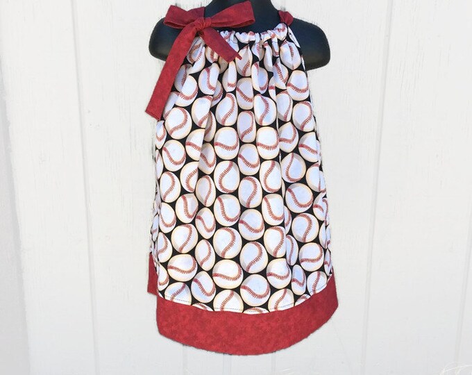 Pillowcase Dress Baseball Dress Softball Dress Summer Etsy
