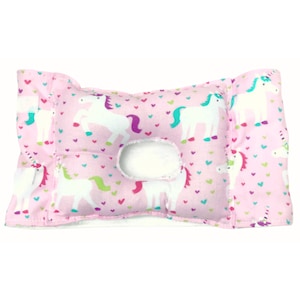 Unicorn G Tube Tummy Time Pillow