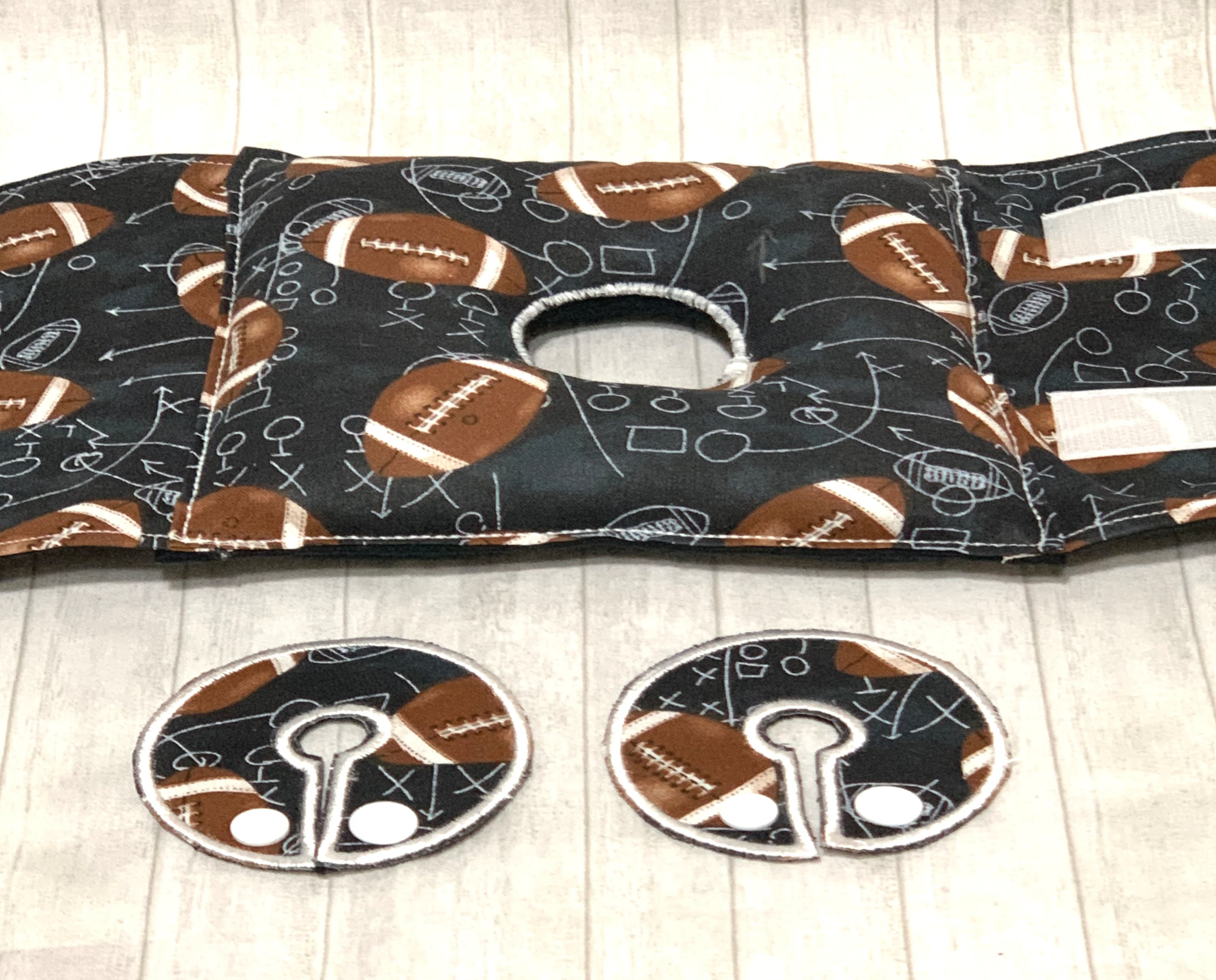 G Tube Tummy Time Pillow Football G Tube Pillow G Tube Etsy