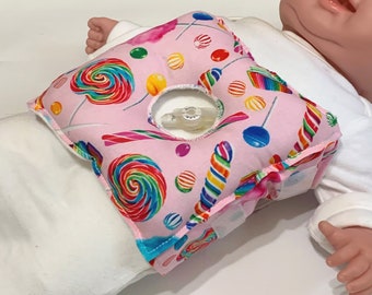 Candy G Tube Tummy Time Pillow