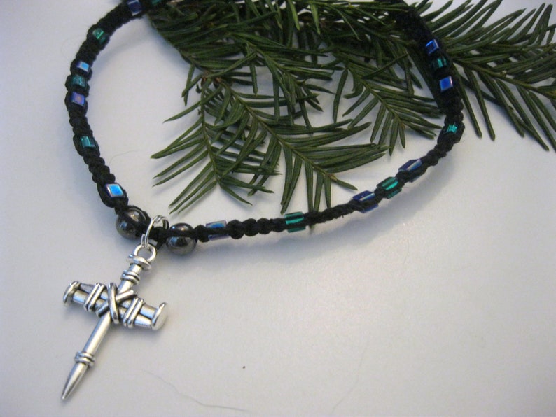 Cross Hemp Necklace