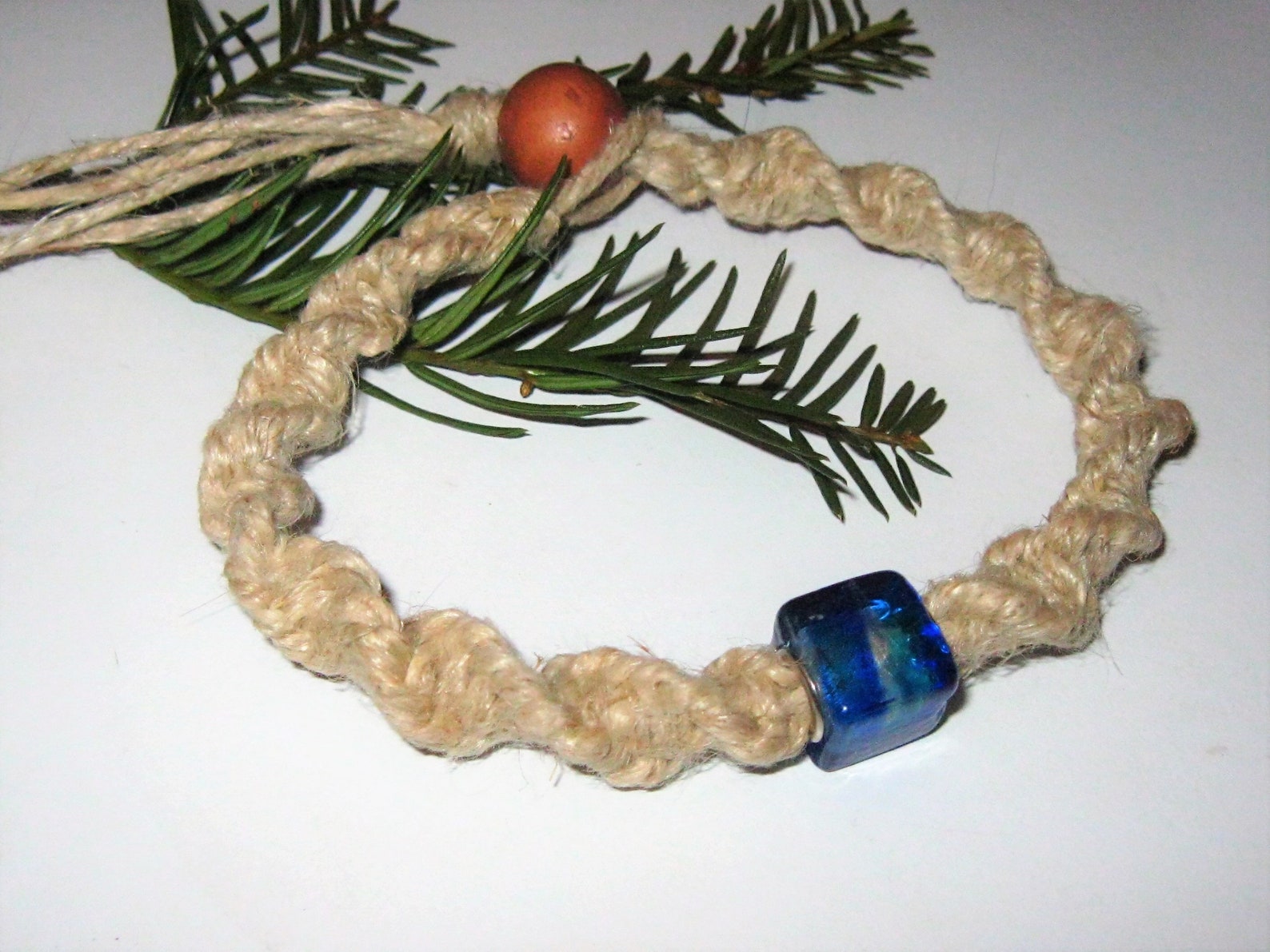 Thick Hemp Necklace Mens Hemp Necklace Hemp Choker Etsy