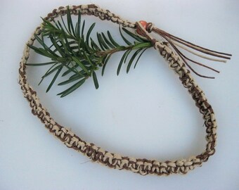 Hemp Necklace, Earthy Hemp Jewelry, Unisex Hemp Necklace, Boho, Hippie