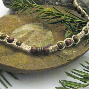 Thin Hemp Necklace, Earthy, Hemp Jewelry, Gift for Her, Gift for Him