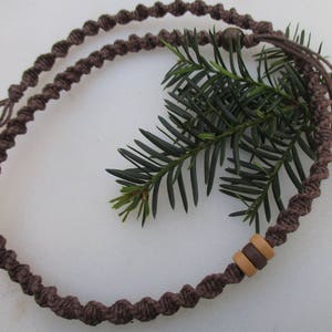 Hemp Necklace, Hemp Color Choices, Minimalist, Hemp Jewelry, Gift for Him, Gift for Her