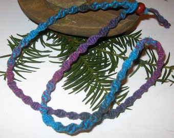 Hemp Necklace, Pendant Adaptable, Color Choices