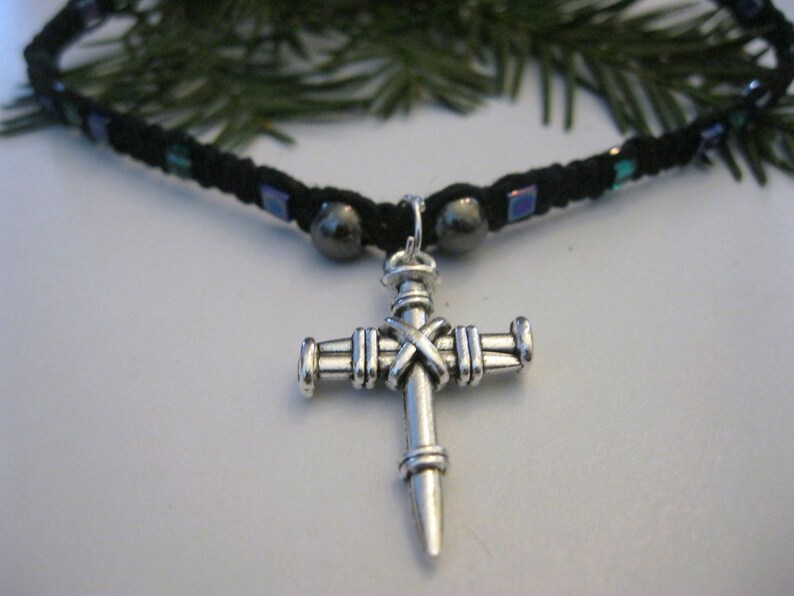 Cross Hemp Necklace