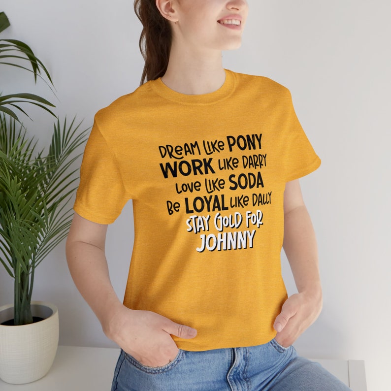 Die Außenseiter Tshirt | Träume wie Ponyboy | Bleib Gold für Johnny Bild 6
