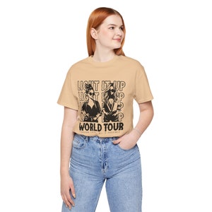 Crescent City Inspired Tee, Light it up World Tour Shirt, Unisex T-Shirt Gift, Bryce and Danika Fanwear, Sarah J Maas Merch, Licensed Seller Sand Dune