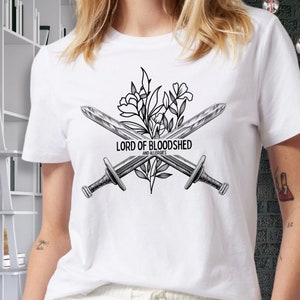 Lord of bloodshed and allergies Unisex Softstyle T-Shirt | Cassian ACOTAR shirt