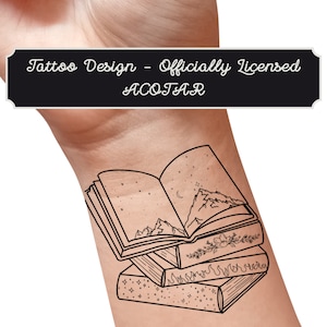 ACOTAR Tattoo Design | Officially licensed | ACOMAF - Acosf  - Sarah J Maas - downloadable