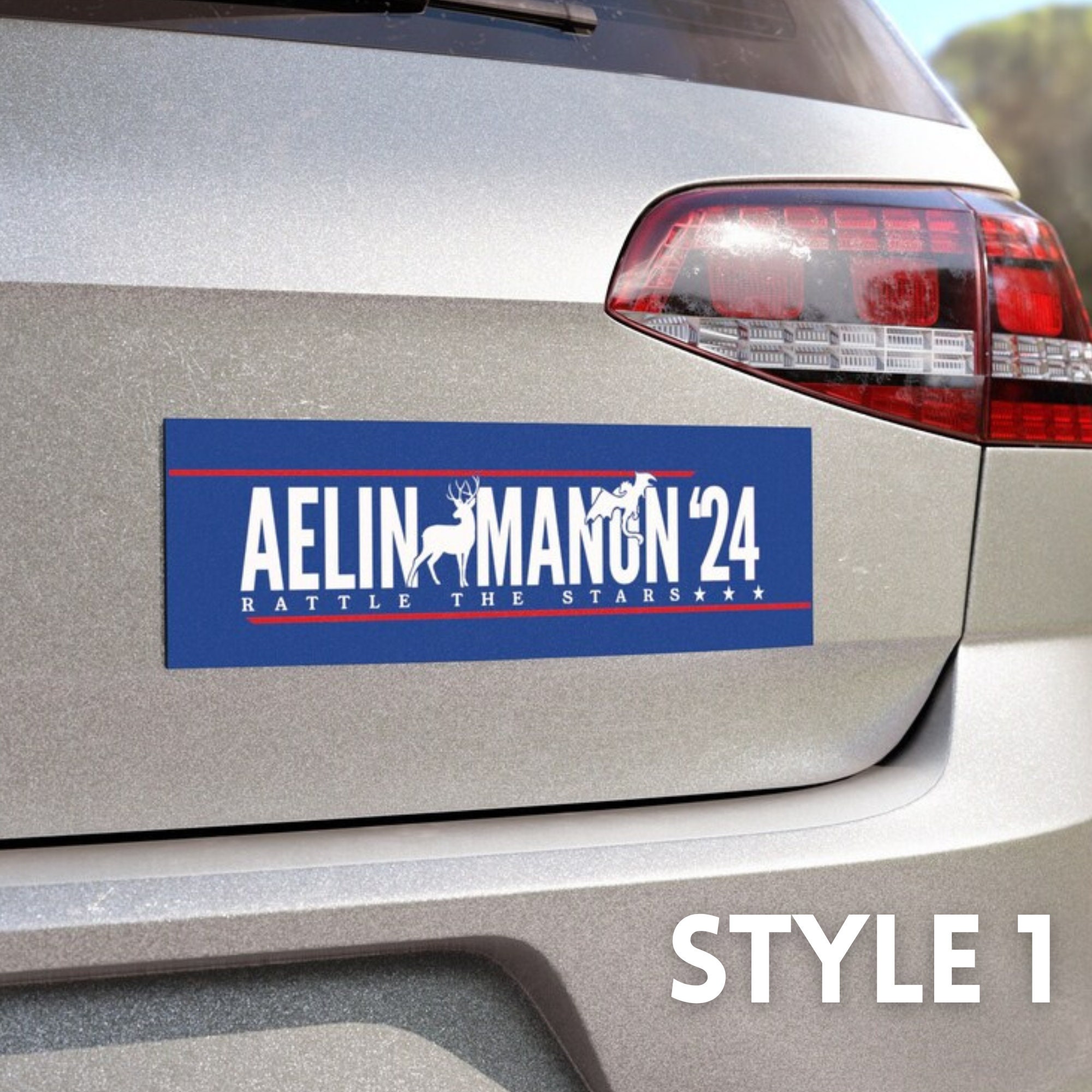 Aelin Manon Campaign car magnet | Aelin and Manon political bumper sticker | Throne of Glass magnet | ToG