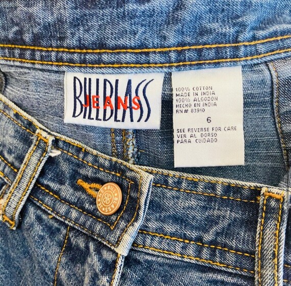 Bill Blass Jeans • Retro Denim Skirt - image 4