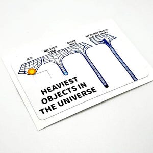 Heaviest Objects In Universe - Credit/Debit Card Protector