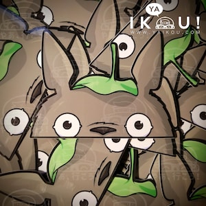 Forest Spirit Peeker Sticker - For Car, Laptop, or nestled shrine in a Japanese forest