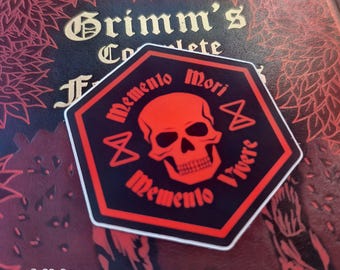 Memento Mori Memento Vivere Sticker