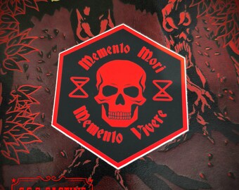 Memento Mori Memento Vivere Sticker