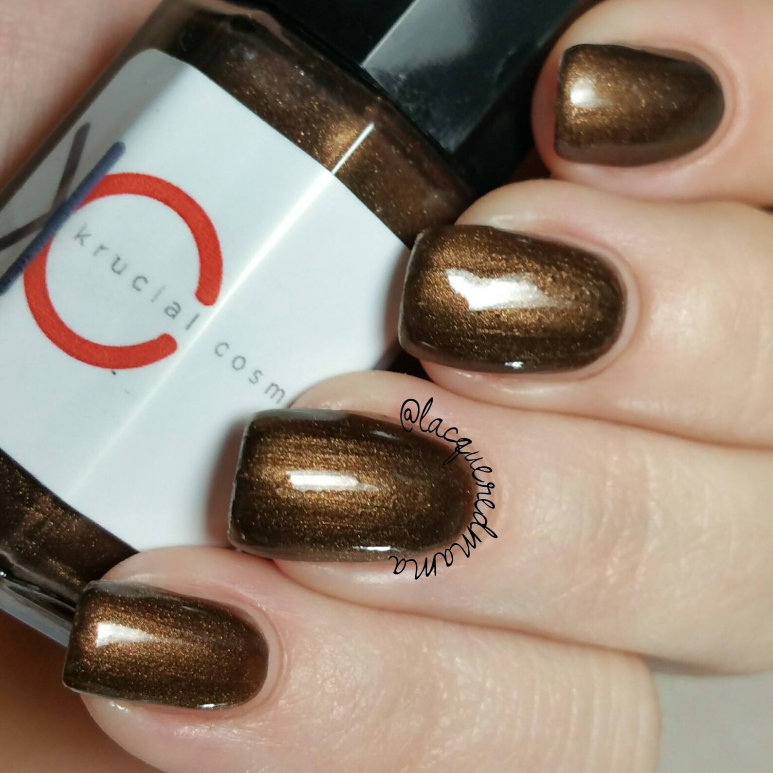 Dark Brown Nail Polish, Fudge Brownie Nail Polish, Indie Nail Polish, Handmade Nail Polish