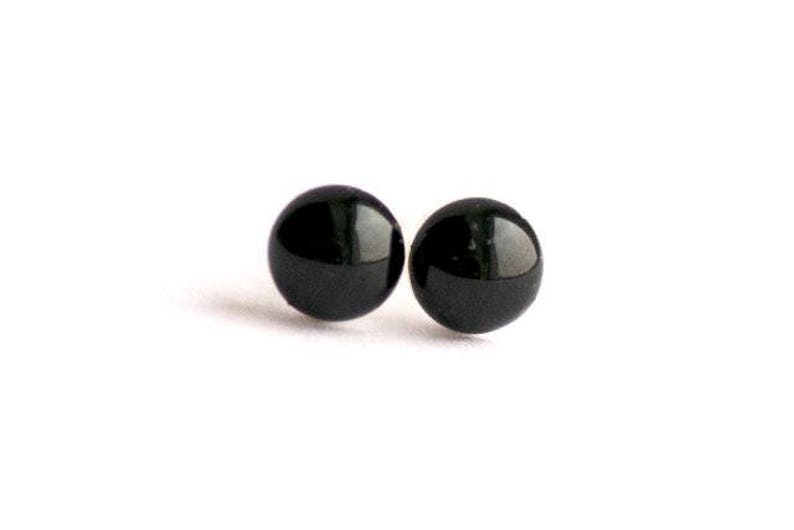 FREE SHIPPING Black Tourmaline Earrings Black Tourmaline Raw Black Tourmaline Jewelry Tourmaline Crystal Tourmaline Stone