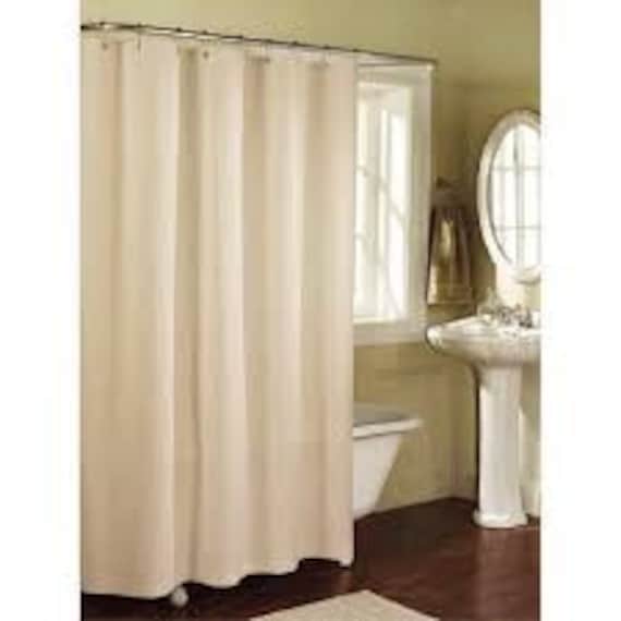 Pure Linen Shower Curtain 72x72 Standard Size Bathroom Etsy