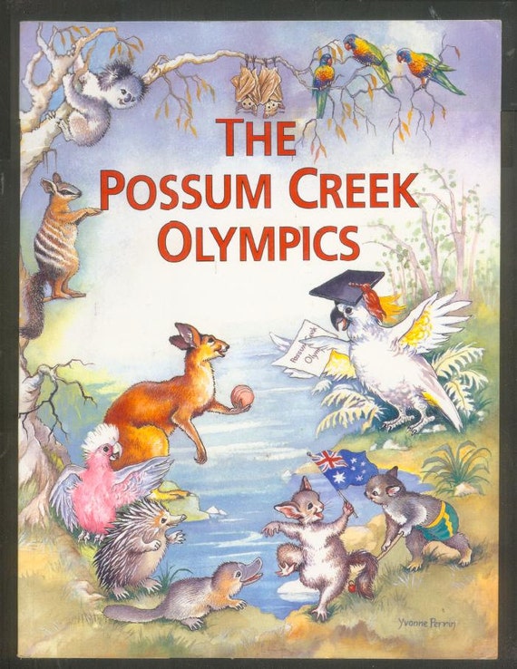 The Possum Creek Olympics Large Children S Illustrated Etsy etsy