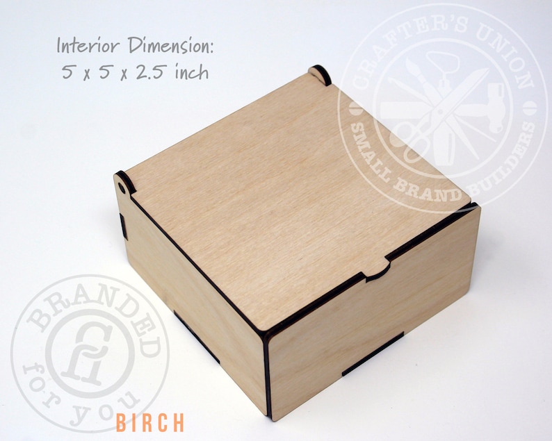 5x5x2.5 inch Wooden Gift Box| Custom Boxes with Logo Custom Jewelry Boxes Product Packaging Wholesale Jewelry Boxes