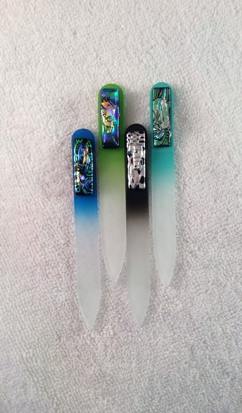 Czech glass nail file 3 1/2 Etsy