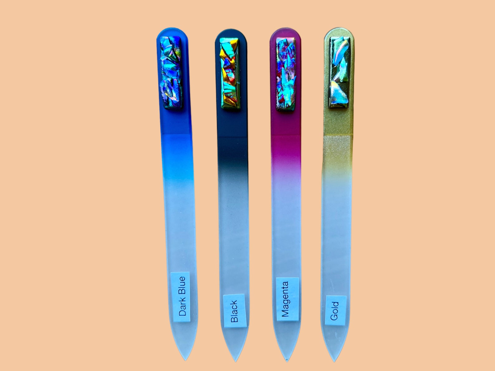 Czech Glass Nail File 5 1/2 Etsy