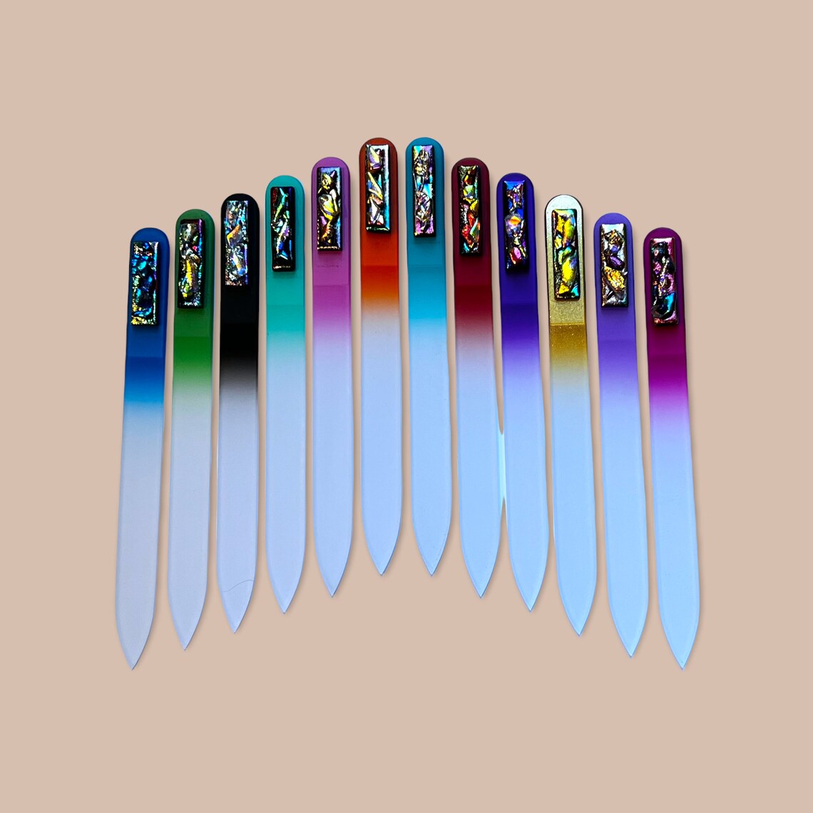 Czech Glass Nail File 5 1/2 Etsy