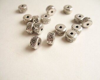 100 Perles intercalaire spacer Anneau argenté 4.5 mm Apprêts créat bijoux /_ A160