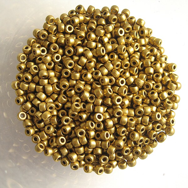 Lot De 20 Brins De Perles De Rocaille En Verre - Taille 2-2.9mm, Couleur Marron - Livraison Gratuite