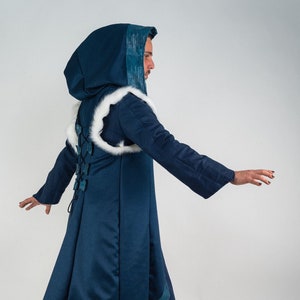 Waterbender cosplay costume/ Custom Outfit/ Blue Tunic/ Robe/ Avatar /Theatre design