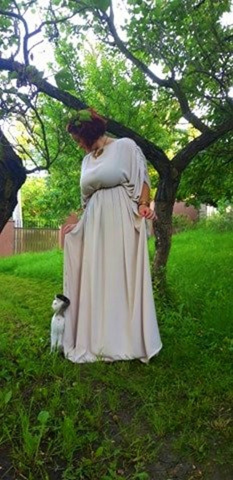 Roman Dress/ Ancient/ Festival Historic/ Weeding / Veil Fairytale / Custom/ Outfit image 7