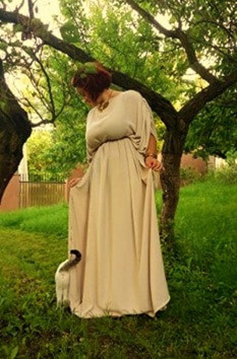 Roman Dress/ Ancient/ Festival Historic/ Weeding / Veil Fairytale / Custom/ Outfit image 5
