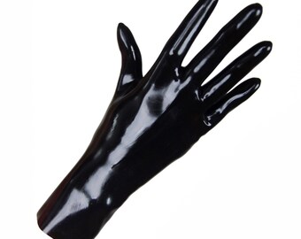 Latex Gloves, Black, Red, White, Unisex, Fetish, Bdsm, Domina, Mistress, Gothic, Cyberpunk, Slave, Halloween, Cleanings