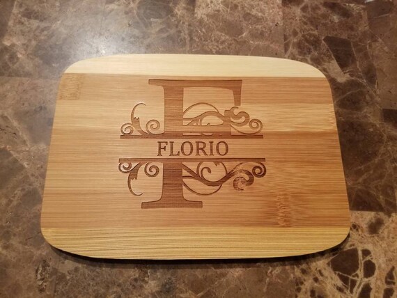 Sale Personalized Decorative Bamboo Cheese Cutting Board Etsy