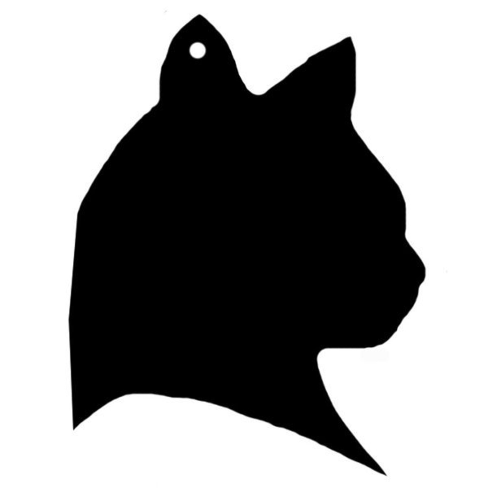 Морда черного кота рисунок