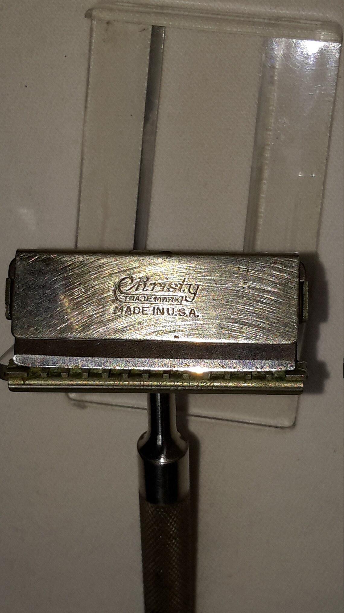 Vintage Christy Safety Razor Pilot Model With Box & 2 Blades Etsy