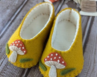 Mushroom Baby Shoe Pattern
