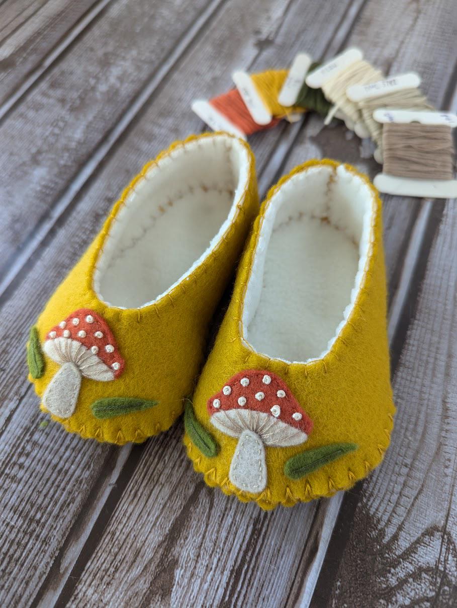 Mushroom Baby Shoes