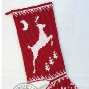 Christmas Stocking Gift Sack - Crochet Pattern PDF Download in English Only