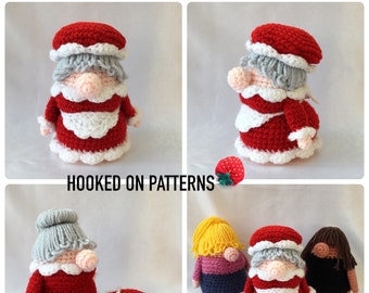 Christmas Eve Gonk Novelty Decoration - Crochet PDF Pattern