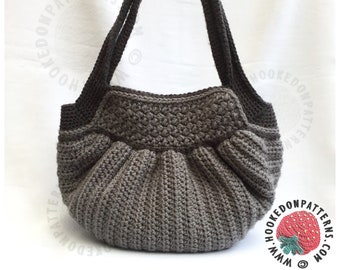 Handbag Crochet Pattern - Audrey Hobo Bag - Crochet PDF Pattern Download