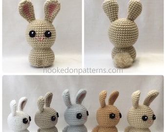 Kawaii Easter Bunny - Little Rabbit Crochet Pattern - Crochet PDF Download in English ONLY