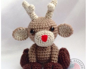 Amiani - Noel the Reindeer - cute amigurumi - Crochet PDF Pattern