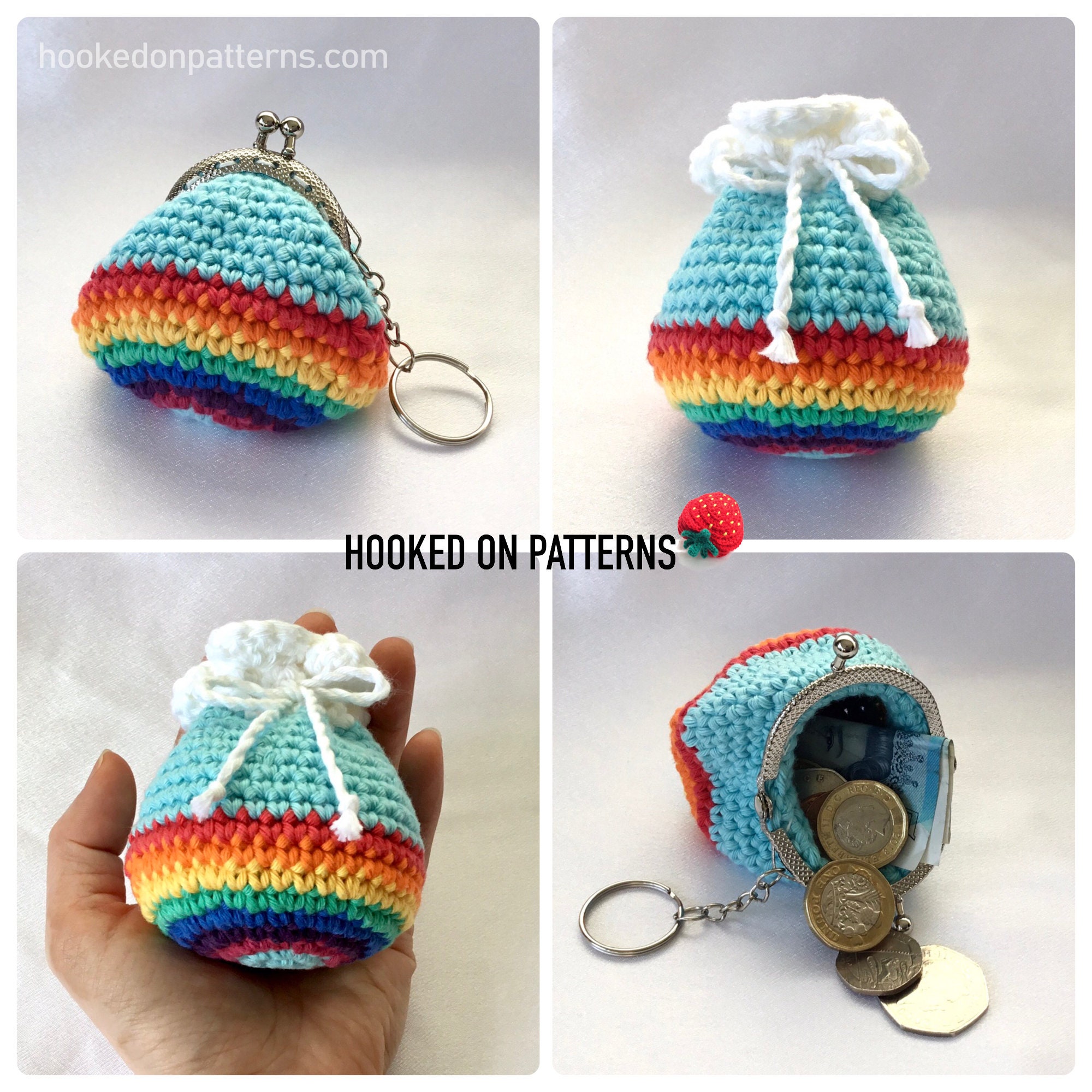 Crochet Coin pouch keychain #oncustomised Many more to make😍  #samy_owncreations #crochetkeychains #keychains #hangings #gifts #bestgift  … | Instagram
