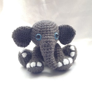 Amiani Tembo the Elephant amigurumi cute stuffed animal toy Crochet PDF Pattern in English ONLY image 1